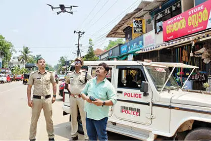 തിരഞ്ഞെടുപ്പ് സുരക്ഷയ്ക്ക് ഡ്രോൺ; പേരാവൂർ മണ്ഡലത്തിൽ പരീക്ഷണം